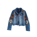 Chaqueta Cobre Flores