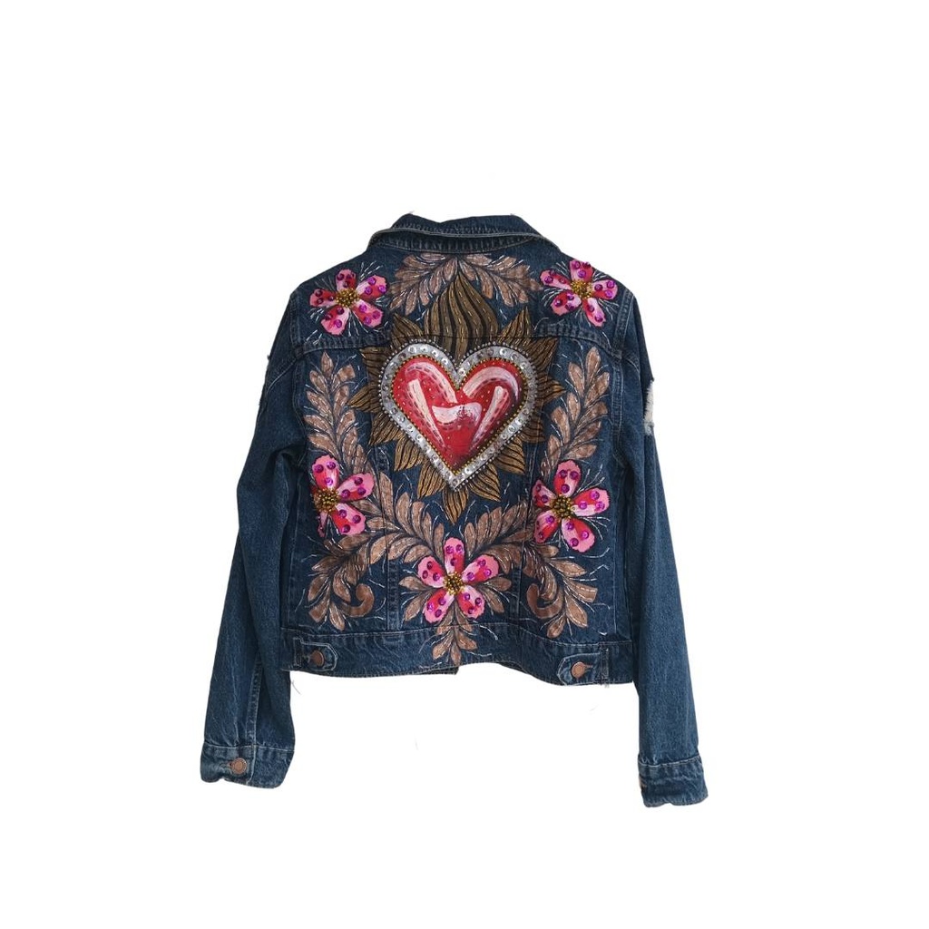 Chaqueta Corazón en Llamas