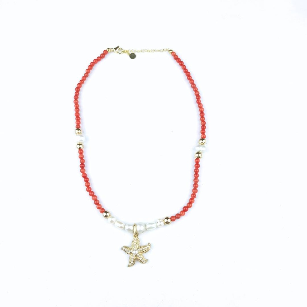 Collar Estrella Coral