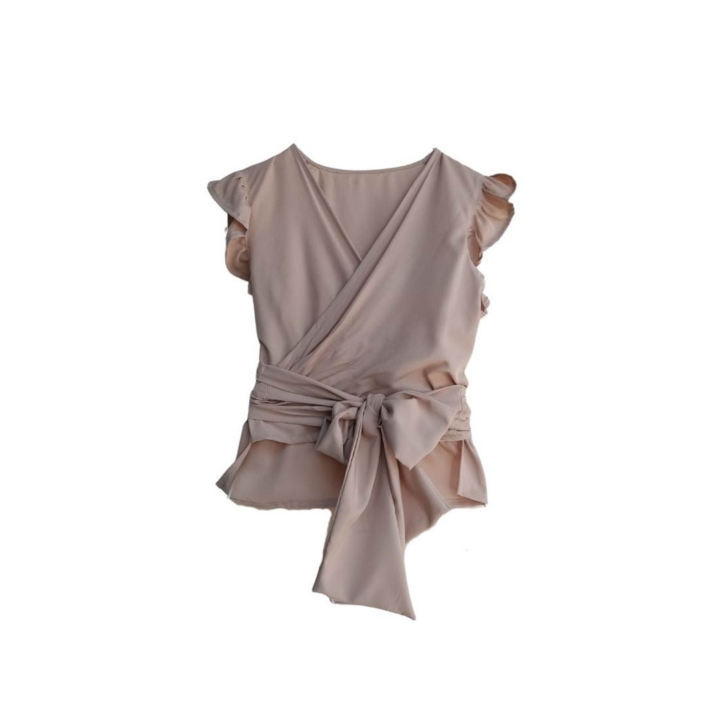 Blusa Envolvente Sin Manga
