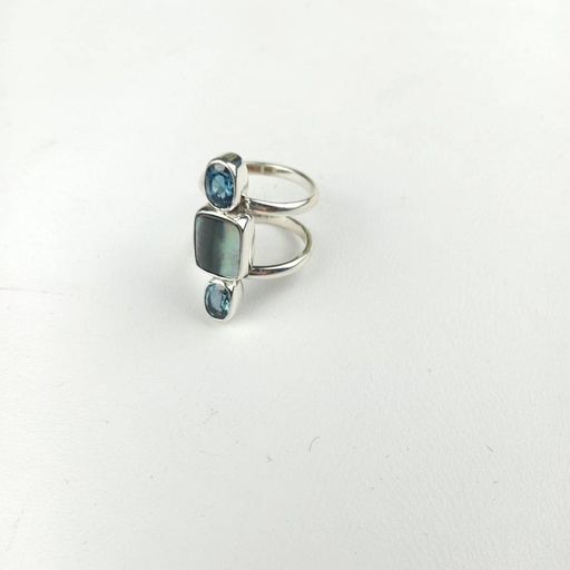 [R3806] Anillo Cielo Doble