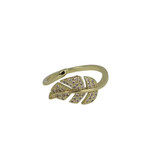 [CH RI 3839] Anillo Hoja